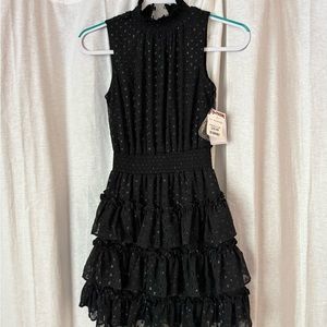 State, black dress. XS